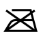 Warnhinweis - nicht bügeln