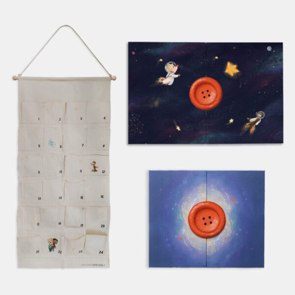 Carmushka Kinder-Adventskalender Canvas + 6er-Set + 12er-Set
